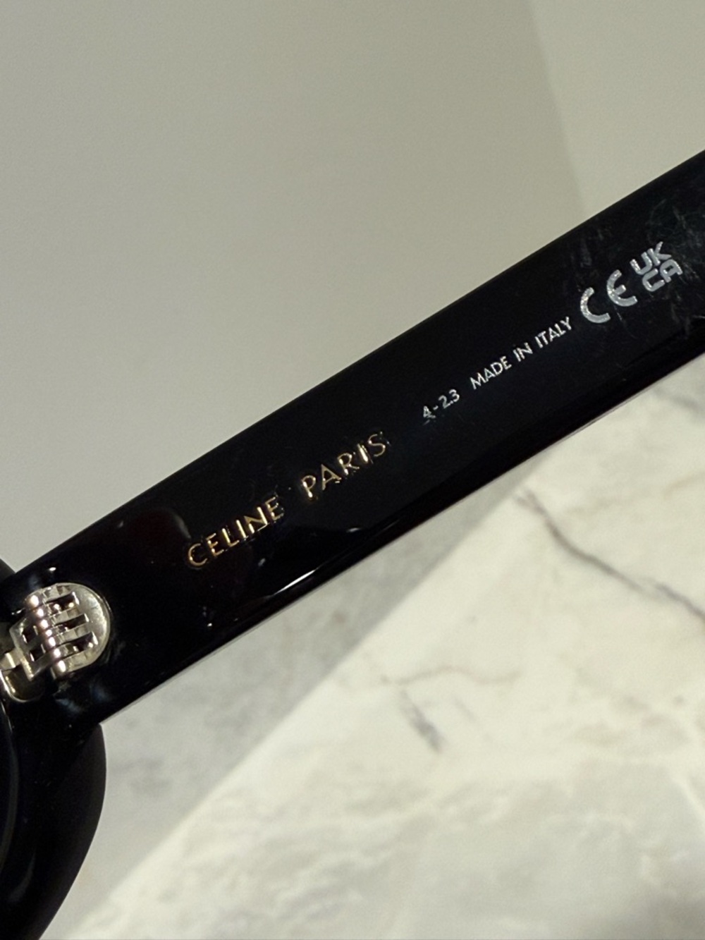 CELINE Triomphe Oval Sunglasses - Picture 10 of 11